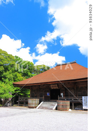 岡崎市、滝山寺本堂の風景 岡崎市、滝山寺本堂の風景 93634029