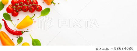 Food background, top view Food background, top view 93634036