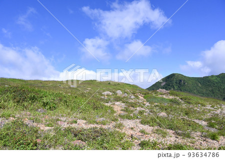 栃木県那須登山道の風景 栃木県那須登山道の風景 93634786