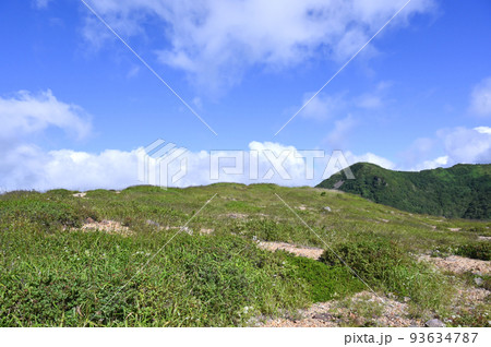 栃木県那須登山道の風景 栃木県那須登山道の風景 93634787