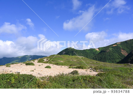 栃木県那須登山道の風景 栃木県那須登山道の風景 93634788