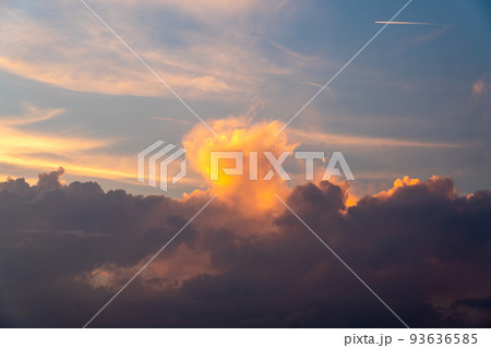 夕焼 日没 夕焼 日没 93636585