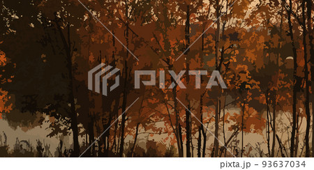 autumn horizontal banner background with autumn forest landscape, golden trees, leaves, river and sky. Autumn layout, poster, label, social media post and backdrop design template autumn horizontal banner background with autumn forest landscape, golden trees, leaves, river and sky. Autumn layout, poster, label, social media post and backdrop design template 93637034