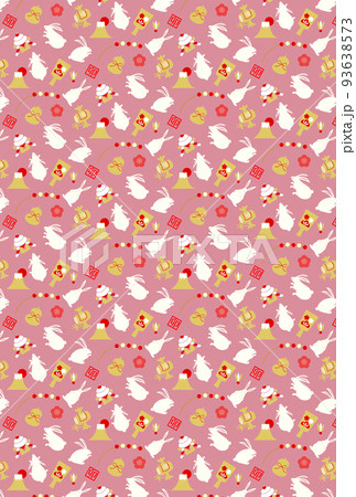 年賀2023卯年背景 93638573