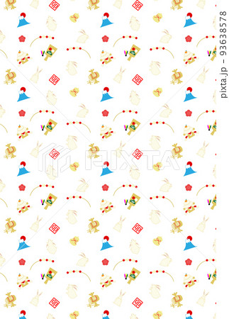 年賀2023卯年背景 93638578