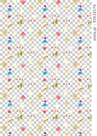 年賀2023卯年背景 93638578