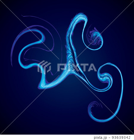 Abstract background. Explosion. Vector drawing 93639342