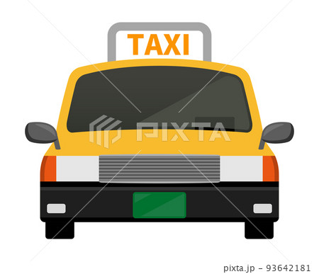黄色いタクシー 93642181