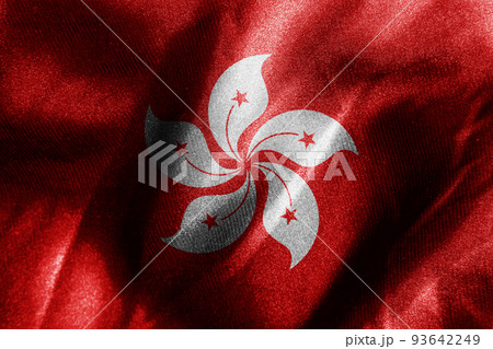 Abstract smooth silk background with the country flag 93642249