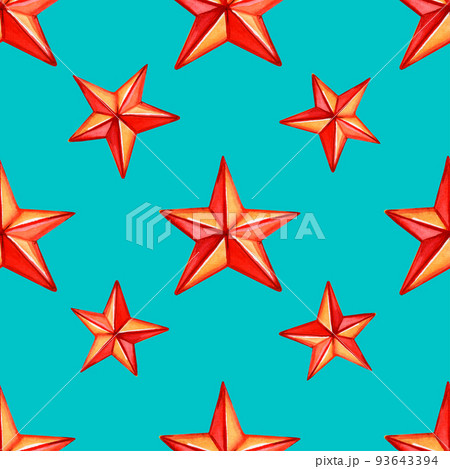 Seamless pattern with red stars. Christmas Holiday Pattern Seamless pattern with red stars. Christmas Holiday Pattern 93643394