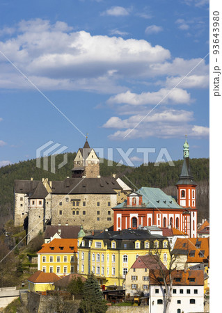 Loket castle and old town, Western Bohemia, Czech Republic 93643980