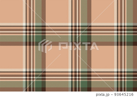 Plaid background, check seamless pattern in beige. Vector fabric texture for textile print, wrapping paper, gift card or wallpaper. Plaid background, check seamless pattern in beige. Vector fabric texture for textile print, wrapping paper, gift card or wallpaper. 93645216