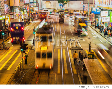 香港イメージ 夜の銅鑼湾 ※ソフトフォーカス 香港イメージ 夜の銅鑼湾 ※ソフトフォーカス 93648529