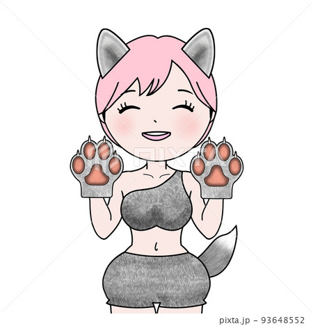 顔出しのオオカミ少女 顔出しのオオカミ少女 93648552