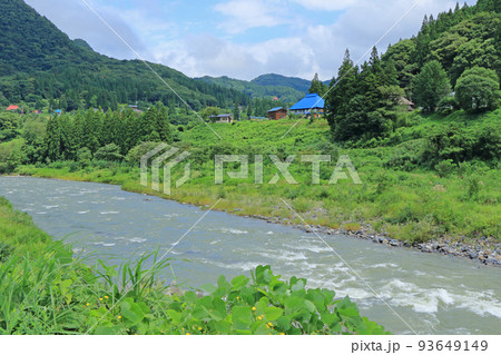 ふるさとの山と川 信州小谷村 ふるさとの山と川 信州小谷村 93649149