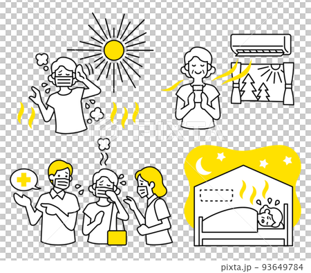 シニア熱中症 シニア熱中症 93649784