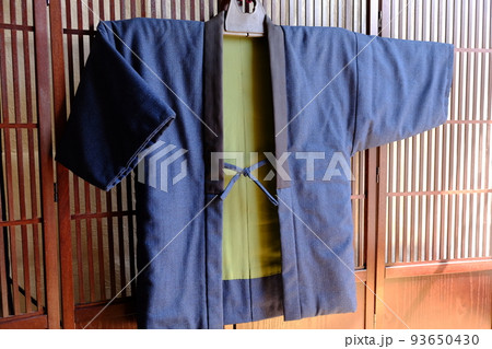 手縫いの綿入り半纏 手縫いの綿入り半纏 93650430