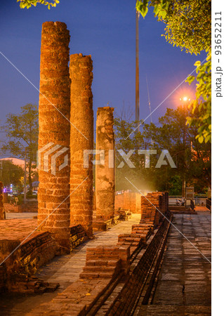Standing Buddha image  the landmark in Phitsanulok Province, Thailand 93652211