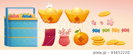 Traditional Chinese holiday objects Traditional Chinese holiday objects 93652220