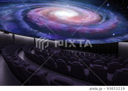 プラネタリウム　円形スクリーン　天体ショー 93653219