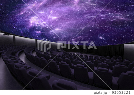 プラネタリウム　円形スクリーン　天体ショー 93653221