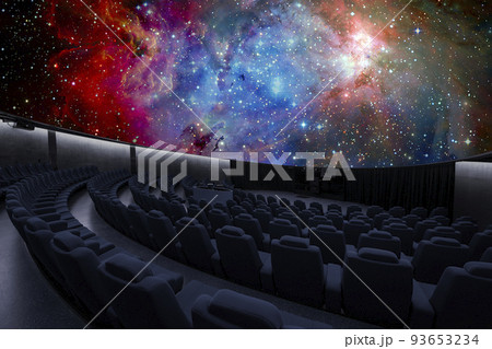 プラネタリウム　円形スクリーン　天体ショー 93653234