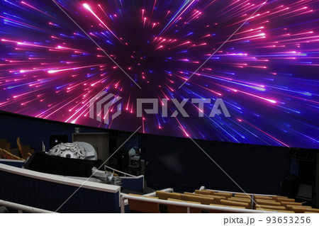 プラネタリウム　円形スクリーン　天体ショー 93653256