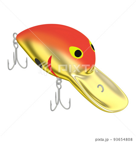 Fishing tackle illustration material lure - Stock Illustration  [93654808] - PIXTA