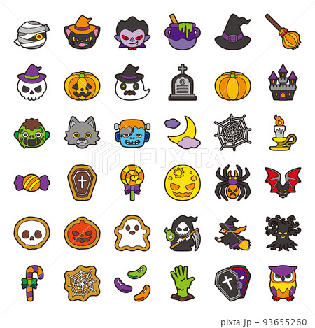 ハロウィン セット 線アリ 93655260