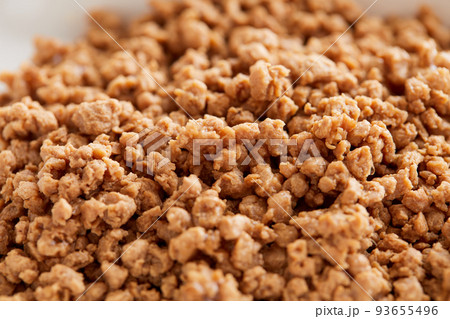 大豆ミートのクローズアップ 93655496