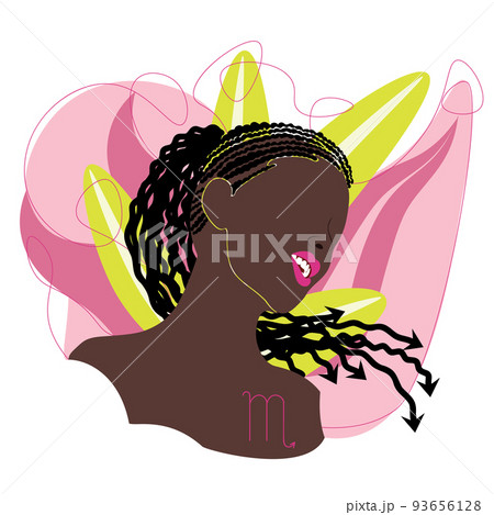 Scorpio abstract dark skinned girl Scorpio abstract dark skinned girl 93656128