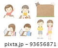 小学校の子供　セット 93656871