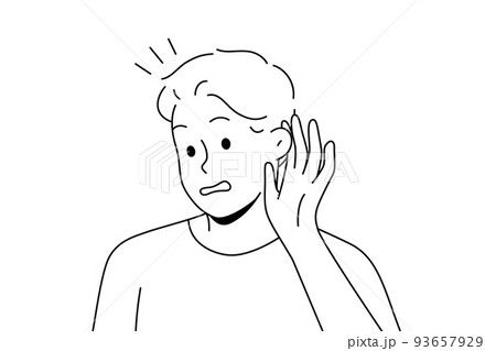 Man listen to hidden information Man listen to hidden information 93657929