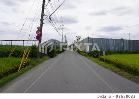 越谷陸軍飛行場の滑走路跡 越谷陸軍飛行場の滑走路跡 93658033
