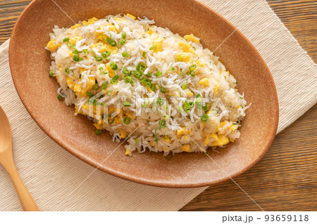 手作りしらすチャーハン 手作りしらすチャーハン 93659118