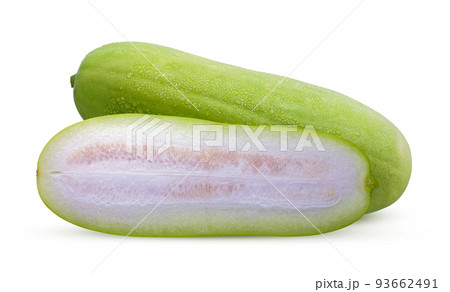 Wax Gourd isolated on white background Wax Gourd isolated on white background 93662491