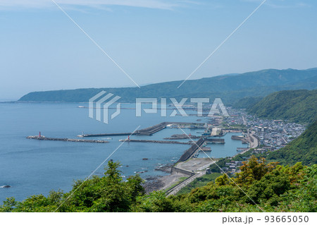 室戸スカイラインから見る室戸岬町の風景 室戸スカイラインから見る室戸岬町の風景 93665050