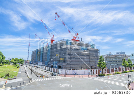 みなとみらい地区　横浜地方合同庁舎の建設現場【神奈川県・横浜市】 93665330