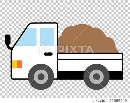 Illustration A of a cute light truck 93669949