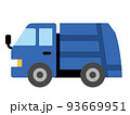 かわいいゴミ収集車のイラスト 93669951