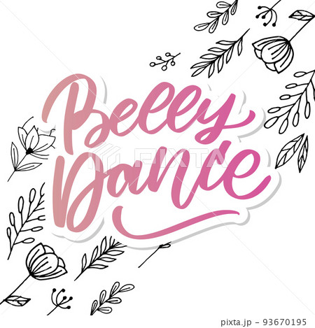 Letter belly dance lettering composition for your logo Letter belly dance lettering composition for your logo 93670195