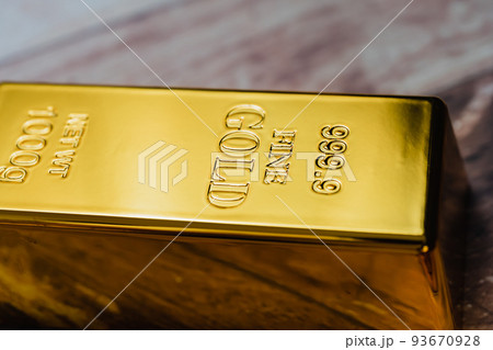 金のインゴット GOLD 金のインゴット GOLD 93670928