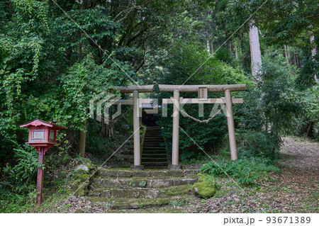 諏訪神社（鹿児島県薩摩川内市入来町浦之名）の並立鳥居 93671389