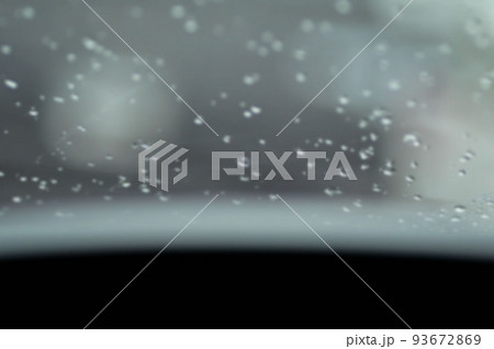 rain drop on the glass, rain drop on Windshield or rain drop on the car glass 93672869
