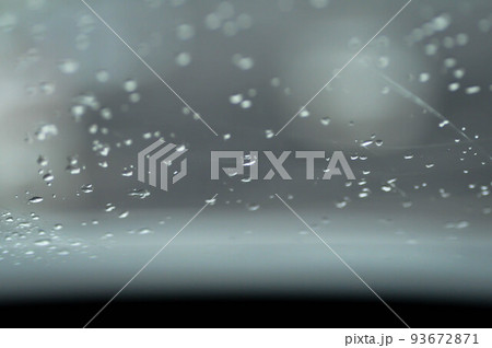 rain drop on the glass, rain drop on Windshield or rain drop on the car glass 93672871