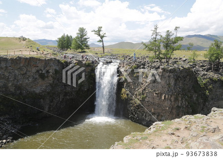 in the land of mongolia the nature 93673838
