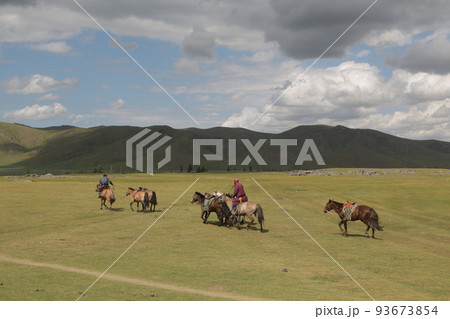 in the land of mongolia the nature 93673854