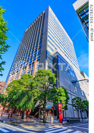 東京　中央区日本橋浜町の都市風景　明治座 93678879