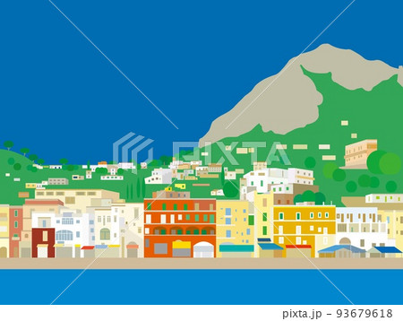 カプリ capri マリーナ・グランデ marina grande イタリア italia カプリ capri マリーナ・グランデ marina grande イタリア italia 93679618