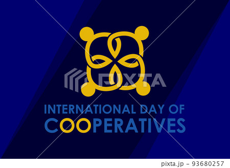 International Day of Cooperatives Celebration Vector Template 93680257